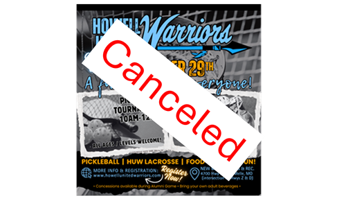 Alumni Game and Pickleball Tournament Canceled