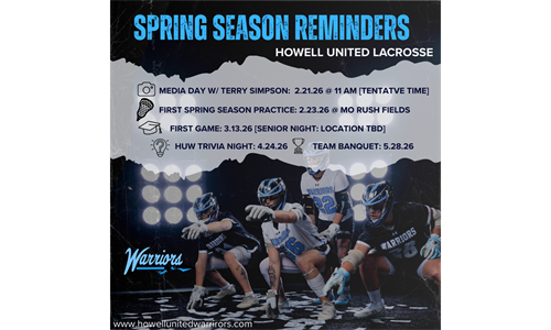 Spring High School Reminders